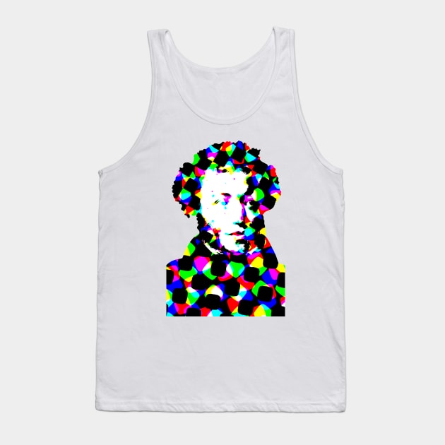 Pushkin. White Edition Tank Top by daridesign